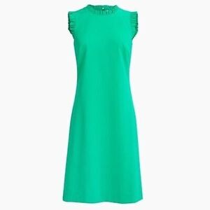 J.Crew Ruffleneck Suit Dress - Modern Clover - Size 2